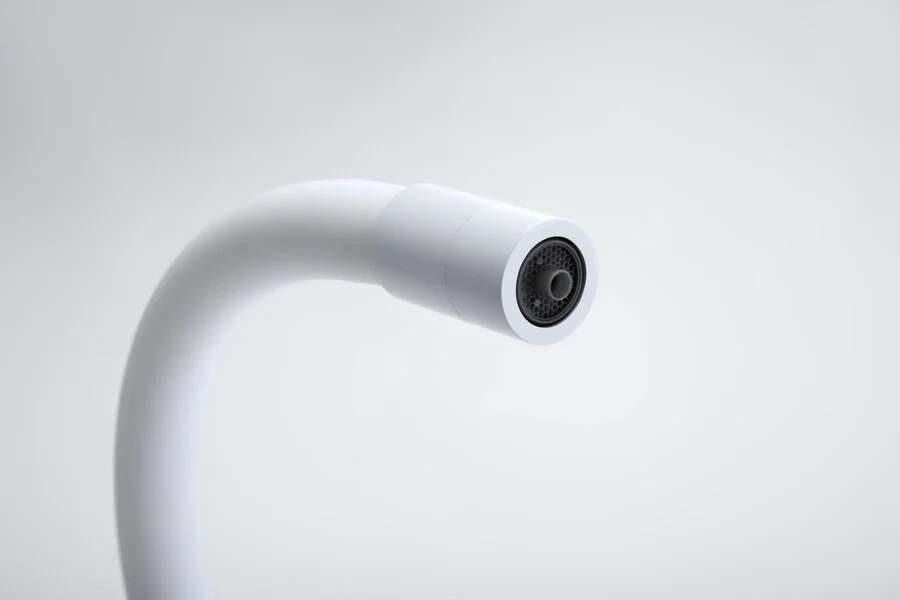 Смеситель для кухни Paulmark Salix белый матовый, высокие, округлая форма, для питьевой воды с фильтром - фото 5