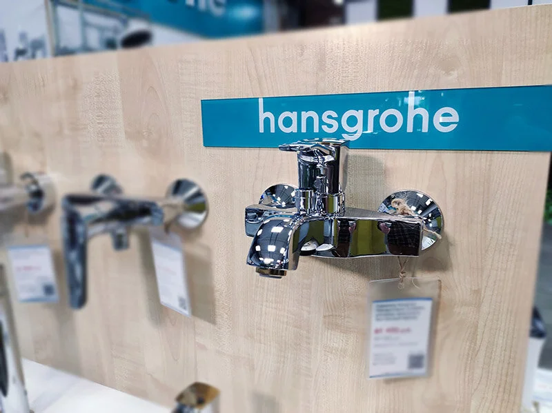 Смеситель для ванны Hansgrohe Metropol Classic хром/золото, однорычажные, двухрычажные - фото 6