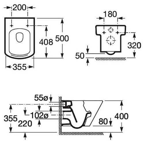 Схема, без бачка, со скрытым бачком - фото 3