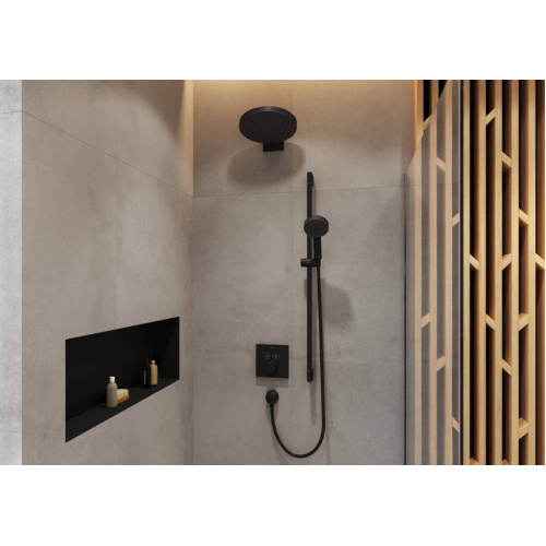 Смеситель для душа Hansgrohe Shower Select внешняя часть, черный матовый - фото 2