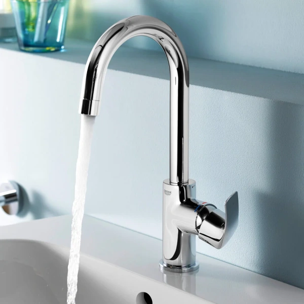 Смеситель для раковины Grohe Eurosmart 23537002, на раковину - фото 6
