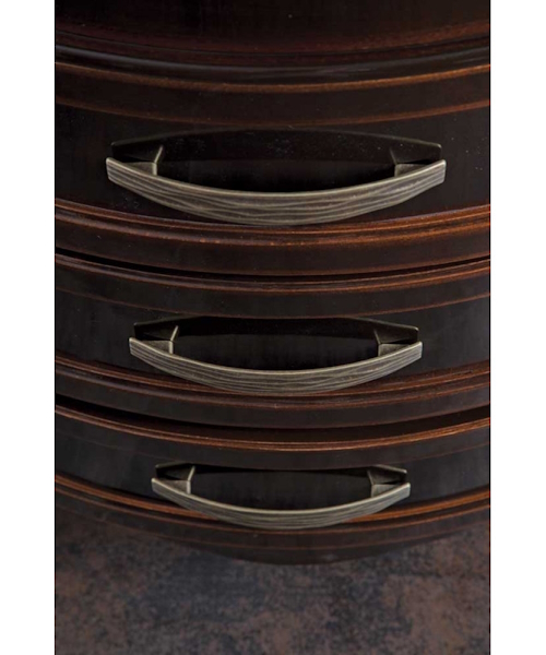 Тумба для раковины, цвет тёмное дерево глянец, фурнитура бронза, La Beaute Joanna, по запросу index_2 - фото 6