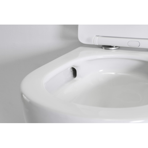 Унитаз подвесной Tece TECEspring R безободковый, безободковые, сиденье с микролифтом  - фото 5