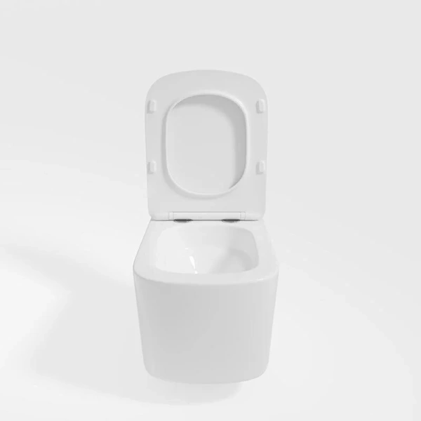 Унитаз подвесной Vincea Ultra белый, сиденье с микролифтом  - фото 5