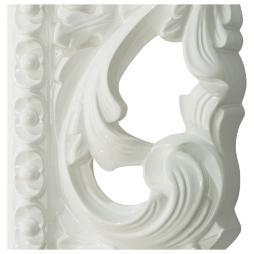 Зеркало прямоугольное с фацетом, цвет белый глянец, Tessoro Isabella 75, по запросу - фото 2