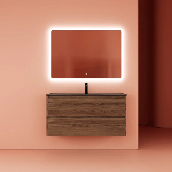 Тумба под раковину подвесная Sancos Libra 100 см дуб чарльстон index_1 - фото 10