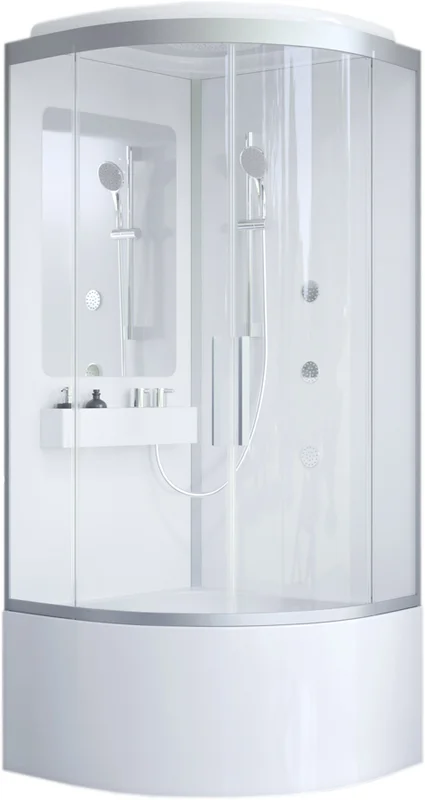 Душевая кабина Am.Pm Like 90х90 см на высоком поддоне - фото 1