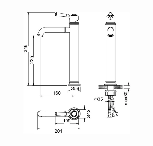 Смеситель для раковины Timo Arisa 5311 - фото 3