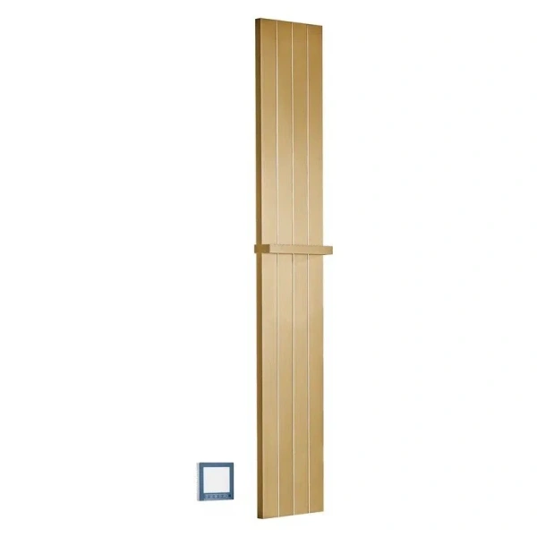 Полотенцесушитель электрический Boheme Flat 25х150 см золото матовое - фото 1