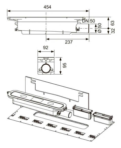 Профиль для душа Tece TECEdrainprofile 90 см хром, в наличии - фото 7