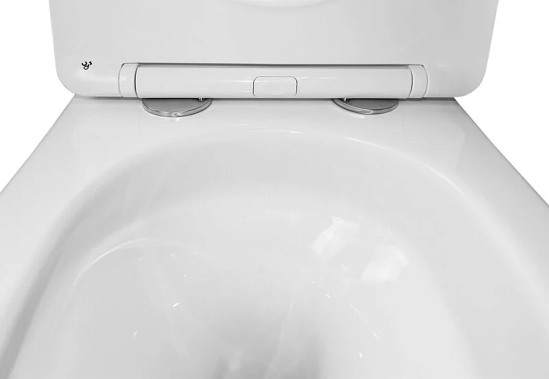 Унитаз подвесной Azario Trevi безободковый, белые - фото 6