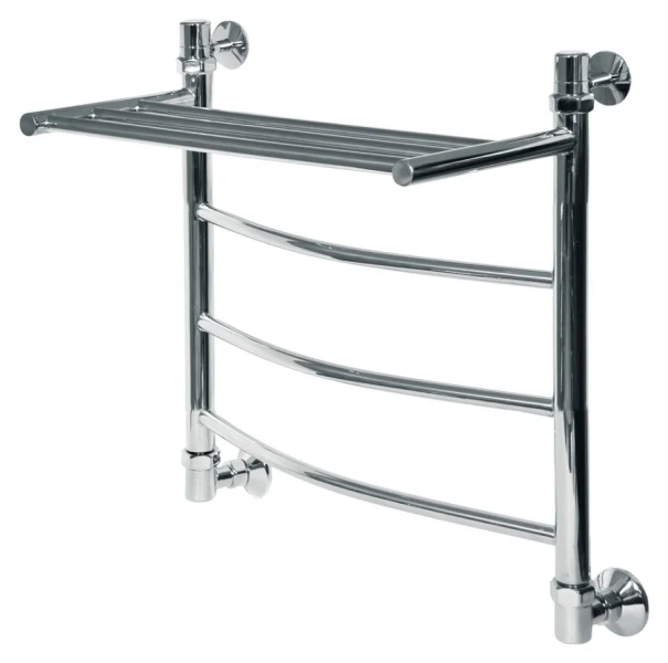 Полотенцесушитель водяной Ника Arc 50x50 см хром - фото 1
