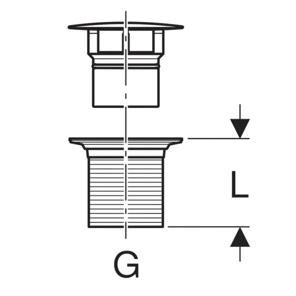 Донный клапан Geberit глянцевый хром - фото 2