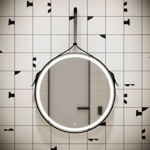 Зеркало с подсветкой Sancos Dames 65 см круглое, современные, hi-tech - фото 3