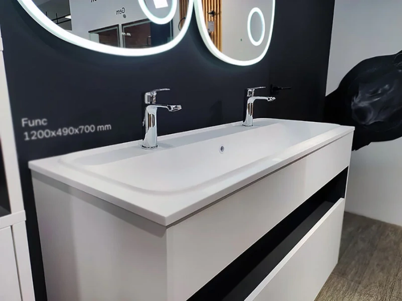 Раковина мебельная Am.Pm Func 120 см белая матовая index_2 - фото 5