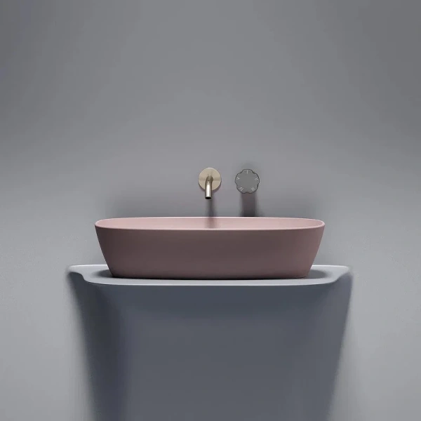 Раковина Ceramica Nova Element 60 см розовая, из санфарфора - фото 7