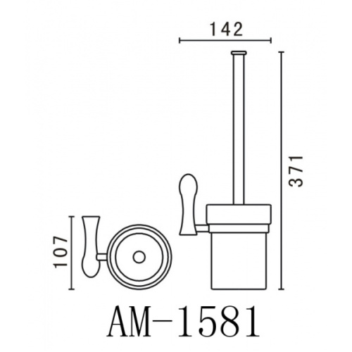 Ёршик для ванной Art&Max Elegant AM-1581 - фото 2