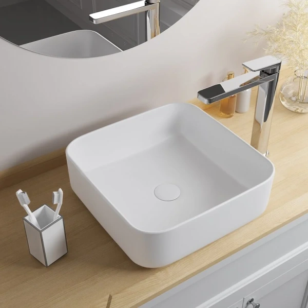 Раковина IDDIS Bridge 39 см белая матовая - фото 3