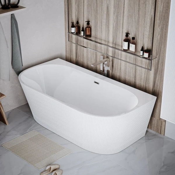 Ванна акриловая Grossman Cristal 170x80 см белая, без гидромассажа, большие - фото 6