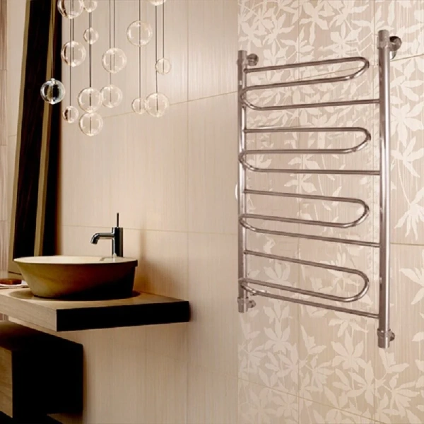 Полотенцесушитель водяной Ника Curve 80x40 см хром - фото 4