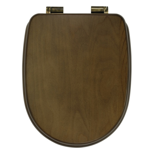 Крышка-сидение с микролифтом Migliore Gianetta орех/бронза - фото 6