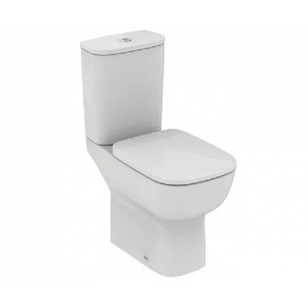 Унитаз-компакт Ideal Standard Esedra T2834 глубокий смыв, белый - фото 1