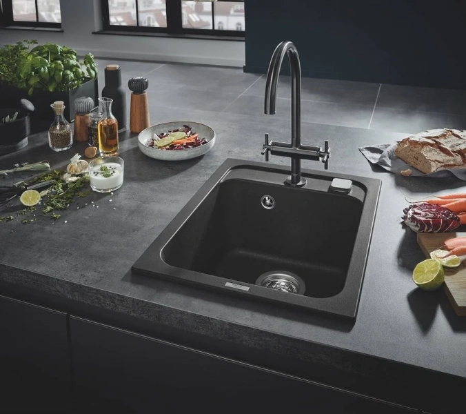 Смеситель для раковины Grohe Eurosmart хром - фото 3