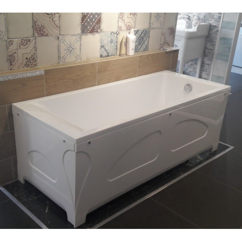 Ванна из литьевого мрамора Эстет Дельта 170x70 см белая матовая, прямоугольные - фото 5