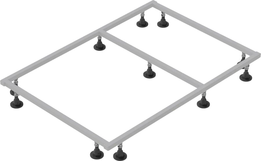 Каркас для поддона Jacob Delafon Tolbiac 120x80 см серый - фото 1