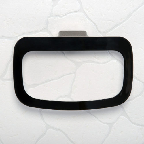 Полотенцедержатель WasserKRAFT Glan черный глянец, черные - фото 3