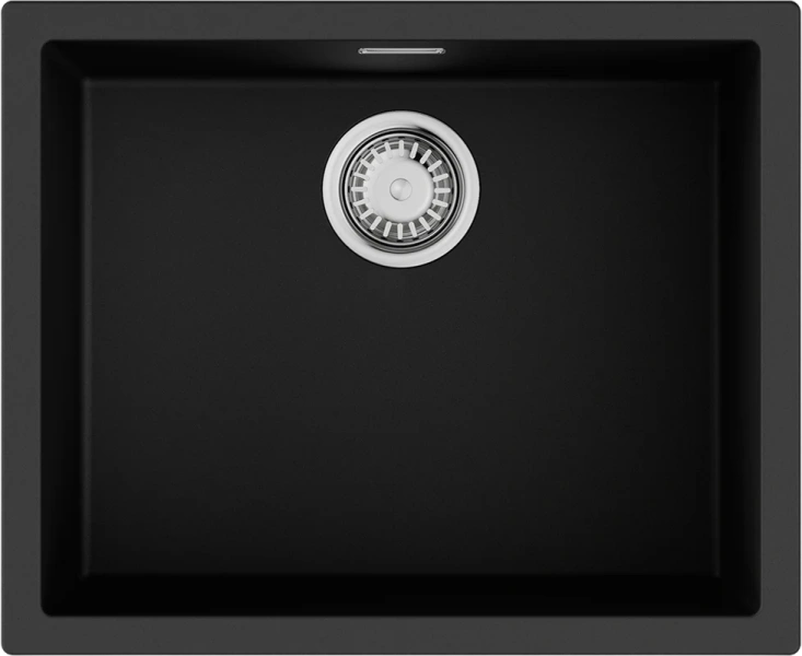 Мойка для кухни Omoikiri Yamakawa 55T-U/I-BL 55 см черная - фото 1