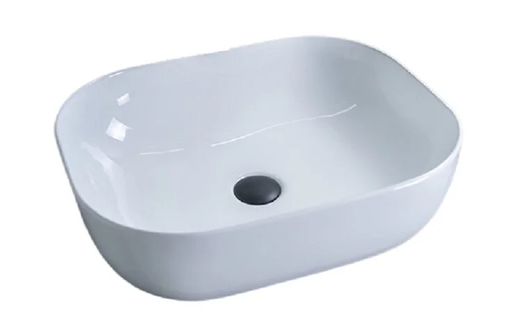 Раковина GID Geometrico D1302 50 см белая - фото 1