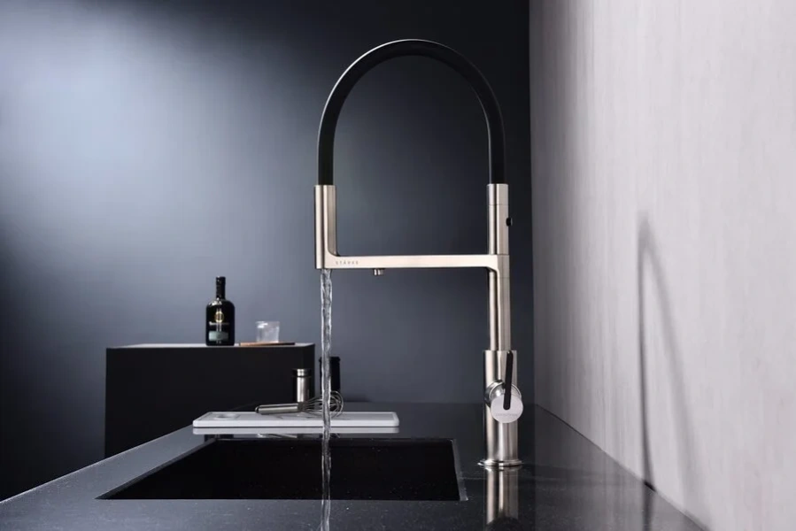 Смеситель для питьевой воды Paulmark Tornado никель, из латуни, округлая форма, для питьевой воды с фильтром - фото 5