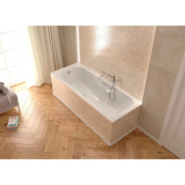 Чугунная ванна Diwo Ярославль, 170 x 75 см, с ножками, с ручками, цвет белый, DY0015/D0017/D0018, приставные, встраиваемые - фото 7