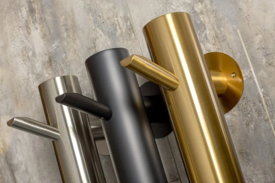 Полотенцесушитель электрический Boheme Oak 20х150 см золото матовое - фото 4