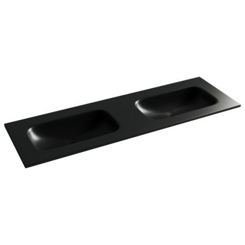Раковина Ceramica Nova Grace 141 см черная матовая - фото 1