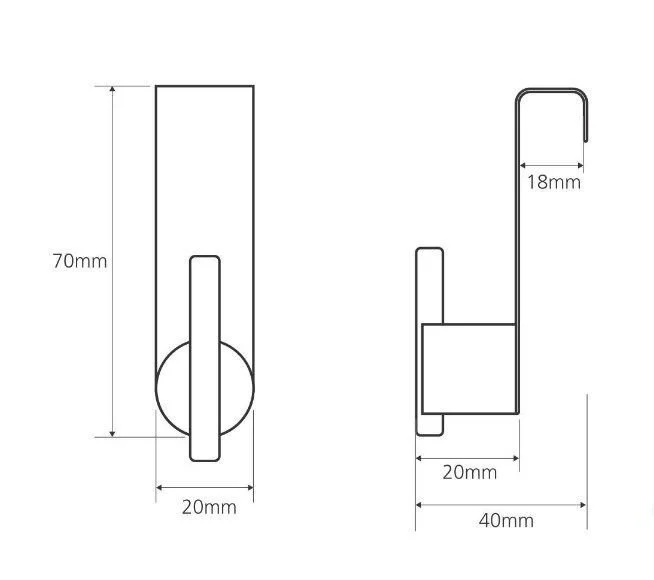Крючок для ванной Bemeta Omega хром - фото 2
