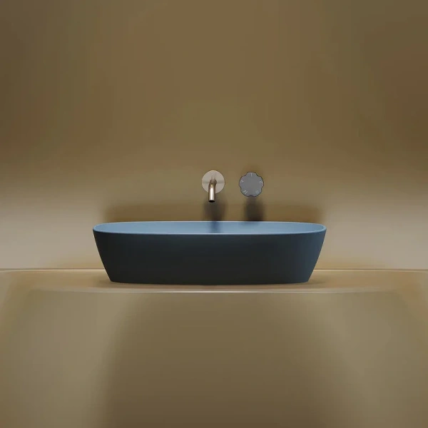 Раковина Ceramica Nova Element 60 см голубая, в форме чаши, прямоугольной формы - фото 5
