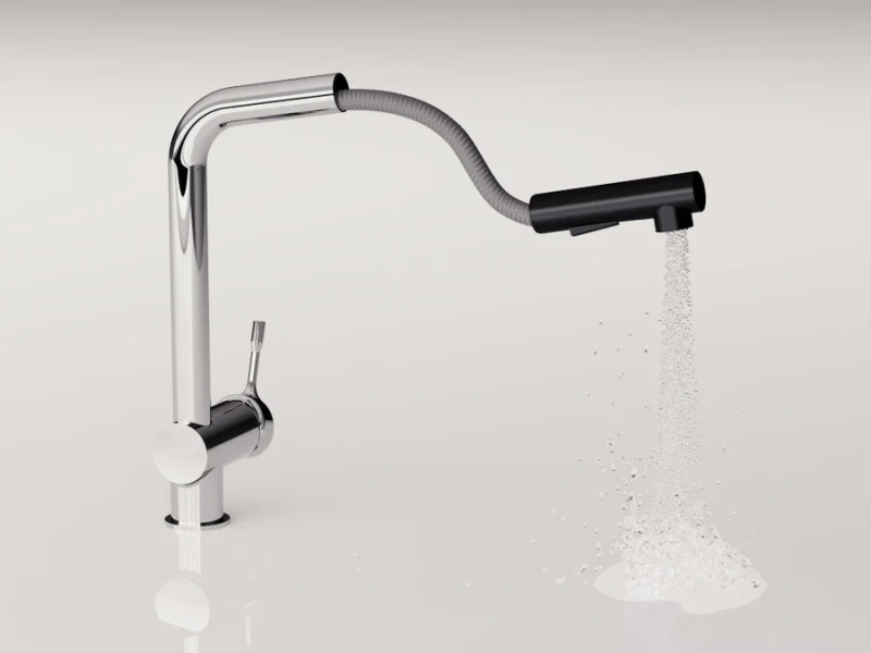 Смеситель для кухни Ideal Standard Ceralook с выдвижным изливом, хром, современные, hi-tech - фото 3
