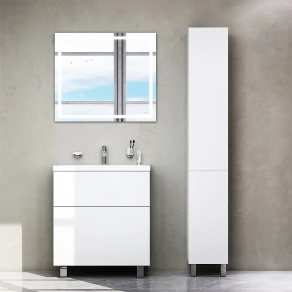 Тумба под раковину напольная Am.Pm Gem 75 см белый глянец, 75 см - фото 6