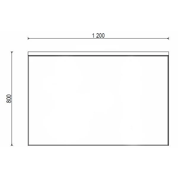 Зеркало с подсветкой Акватон Брук 1A200402BC010 120 см без рамы - фото 3