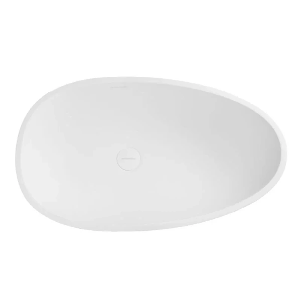Раковина Montebianco Tuscany 64 см белая матовая, в форме чаши, круглой формы - фото 5