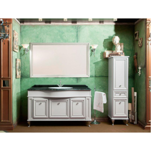 Шкаф-пенал напольный Caprigo Fresco 40 см Bianco - фото 4