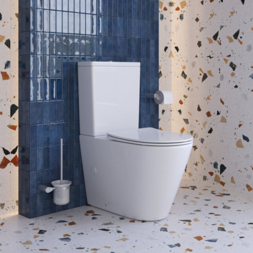 Чаша для унитаза-компакта BelBagno Flay-R безободковая, с бачком - фото 3
