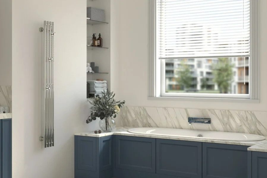 Полотенцесушитель водяной Сунержа Кантата PRO 15х150 см белый матовый, для систем горячего водоснабжения, для систем отопления, с нижним подключением - фото 5