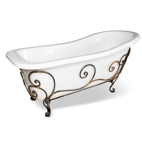 Кованая подставка для ванны Эстет Царская патина - фото 10