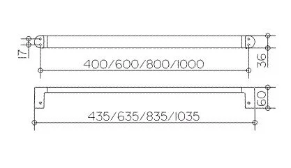 Полотенцедержатель для ванной Keuco Elegance 11601 010600, хром - фото 3