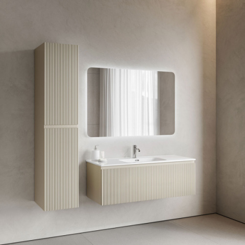 Тумба под раковину подвесная Sancos Snob R 1.0 120 см beige soft, бежевая - фото 7