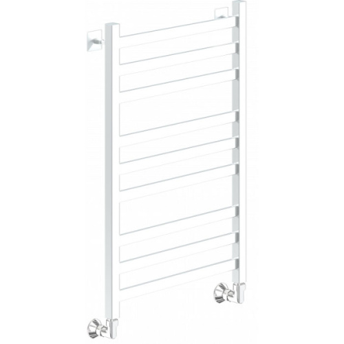 Полотенцесушитель водяной Ника Modern 80x50 см белый матовый - фото 1