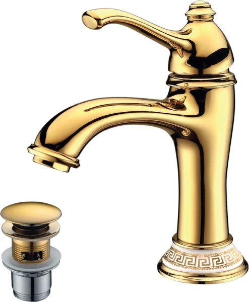 Смеситель для  раковины, золото Lemark Greek LM5506GG - фото 2
